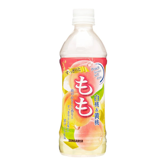 日本SANGARIA三佳利白桃味饮料饮品500ml