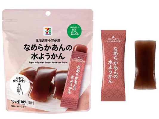 日本711便利店羊羹红豆小仓羊羹