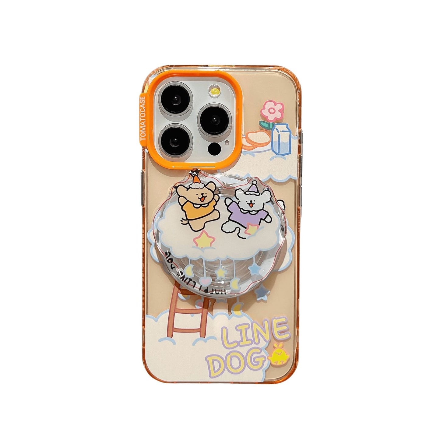 OxygenDog氧气狗线条小狗手机壳套装iPhone16promax