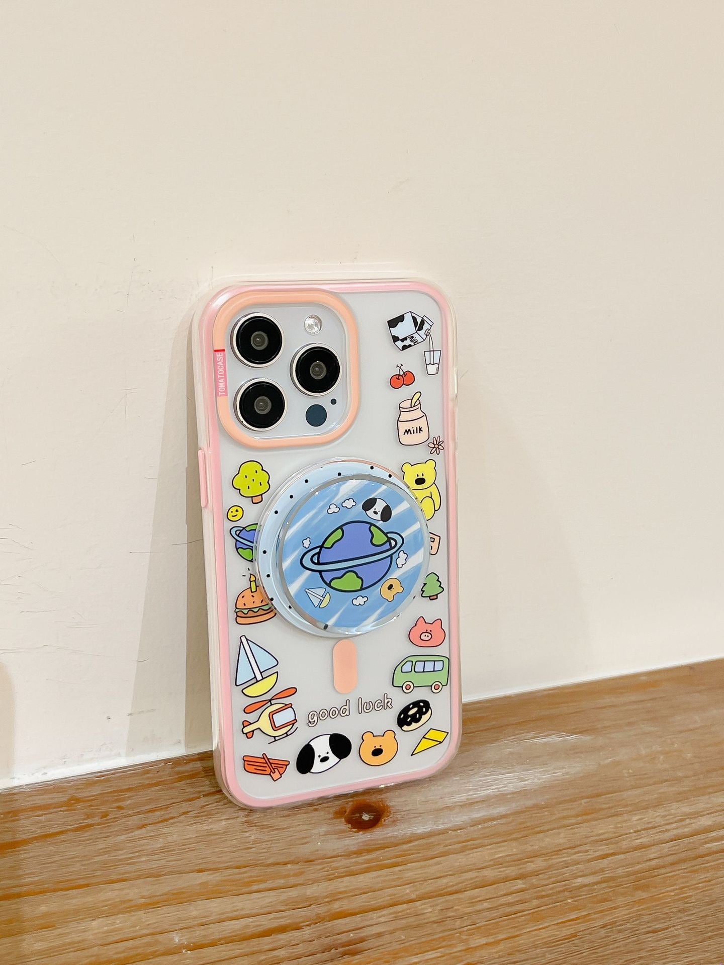 OxygenDog氧气狗插画双层IMD可爱卡通iPhone16promax磁吸手机壳