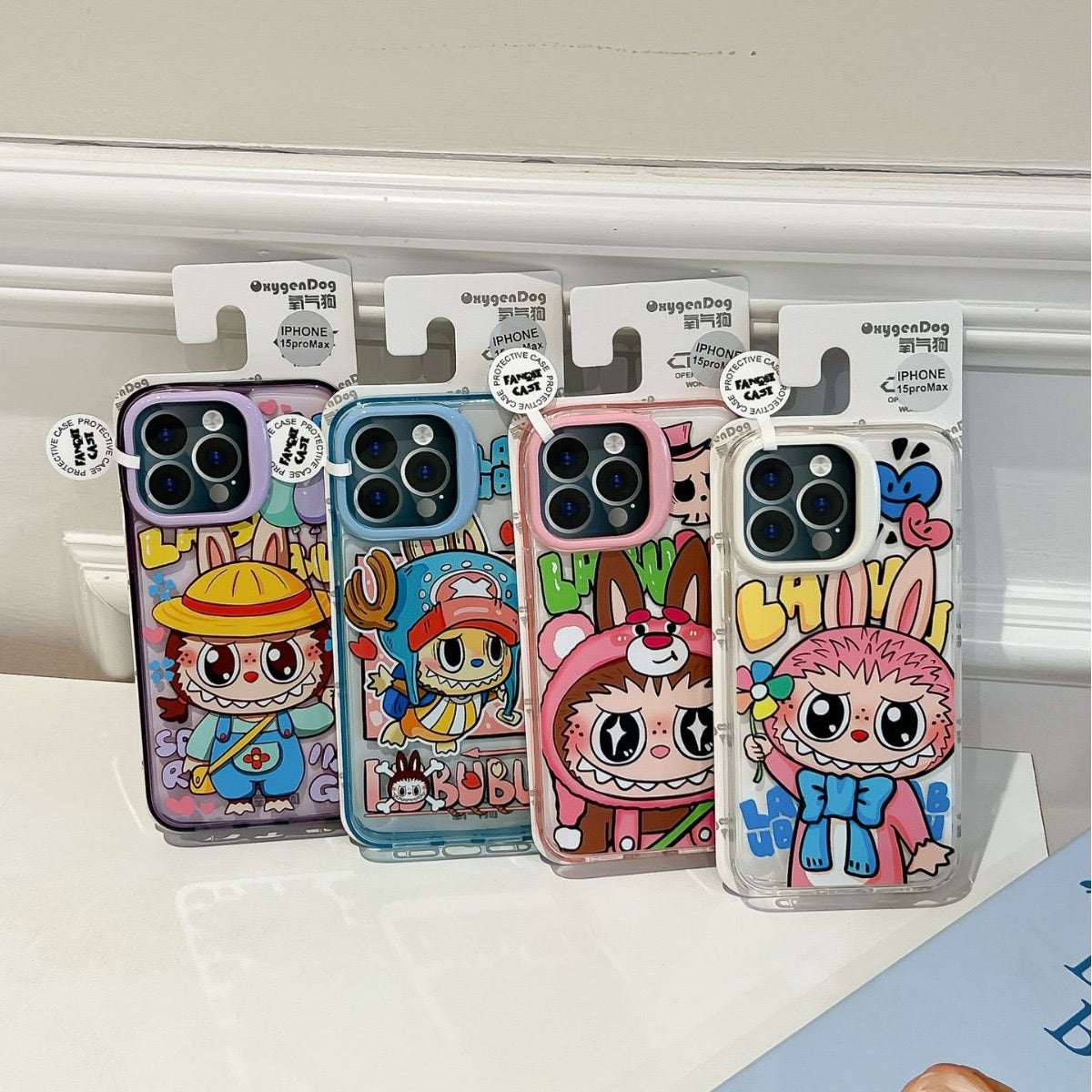 OxygenDog氧气狗可爱变装拉布布苹果iPhone16promax手机壳