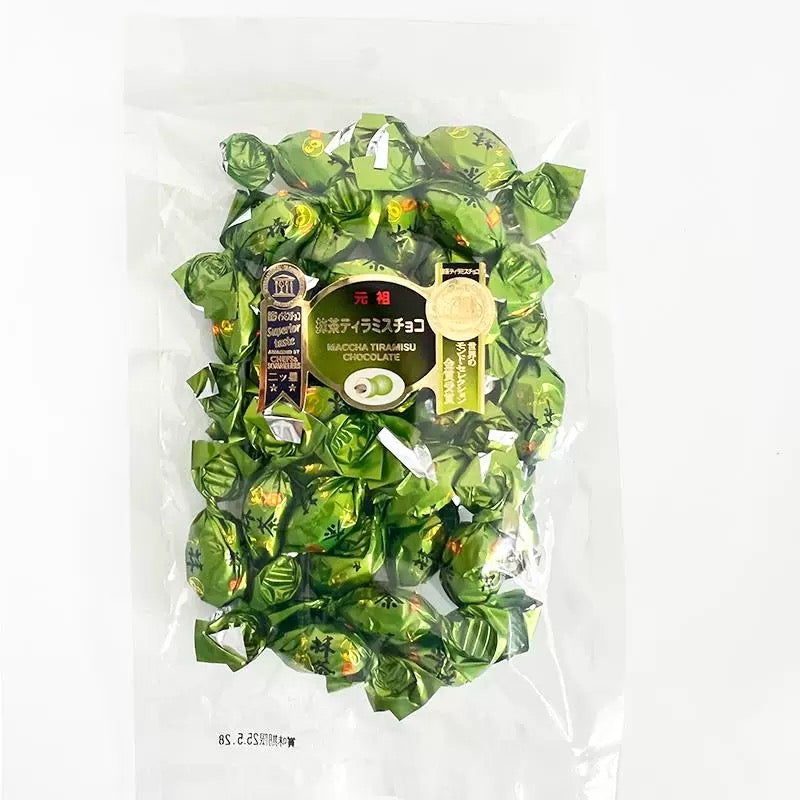 日本Yuka元祖提拉米苏抹茶杏仁夹心巧克力127g