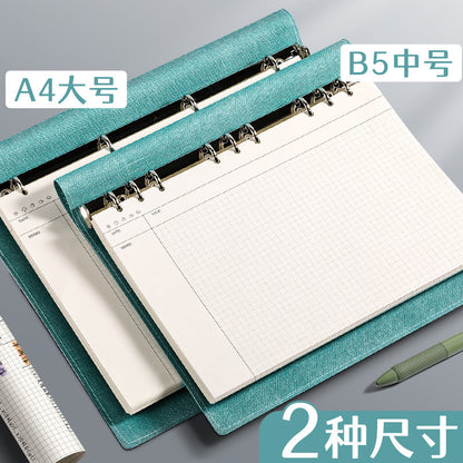思维导图笔记本A4/80张大号活页夹软皮网格康奈尔本高颜值
