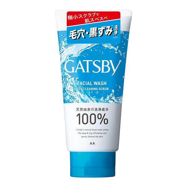 日本曼丹 GATSBY杰士派 男士磨砂深层清洁洗面奶