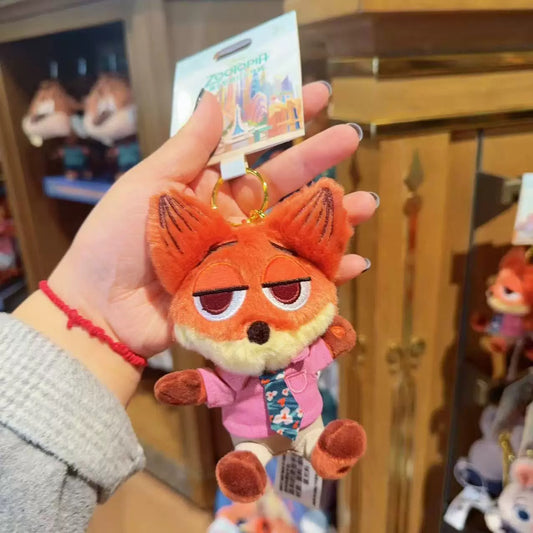 上迪动物城2尼克毛绒公仔挂件