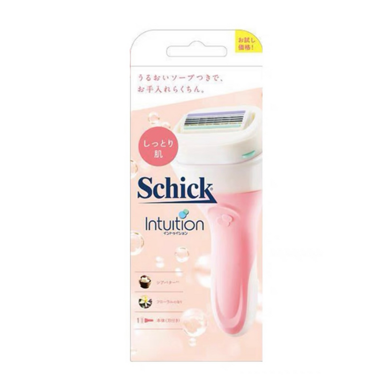 日本Schick 舒适女性刮毛刀带肥皂剃毛刀