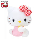 日本三丽鸥HelloKitty50周年限定公仔 高度约15cm