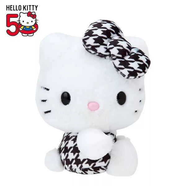 日本三丽鸥HelloKitty50周年限定公仔 高度约15cm