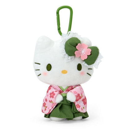 日本抹茶和服kitty新款收纳包毛绒挂件