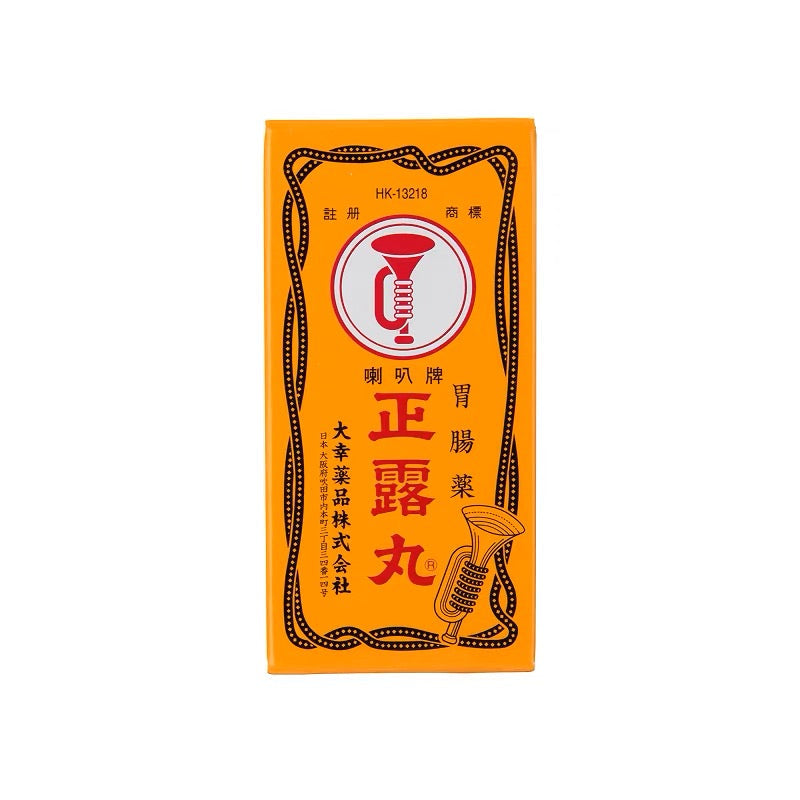 日本喇叭牌正露丸 腹胀腹痛腹泻恶心呕吐 100粒