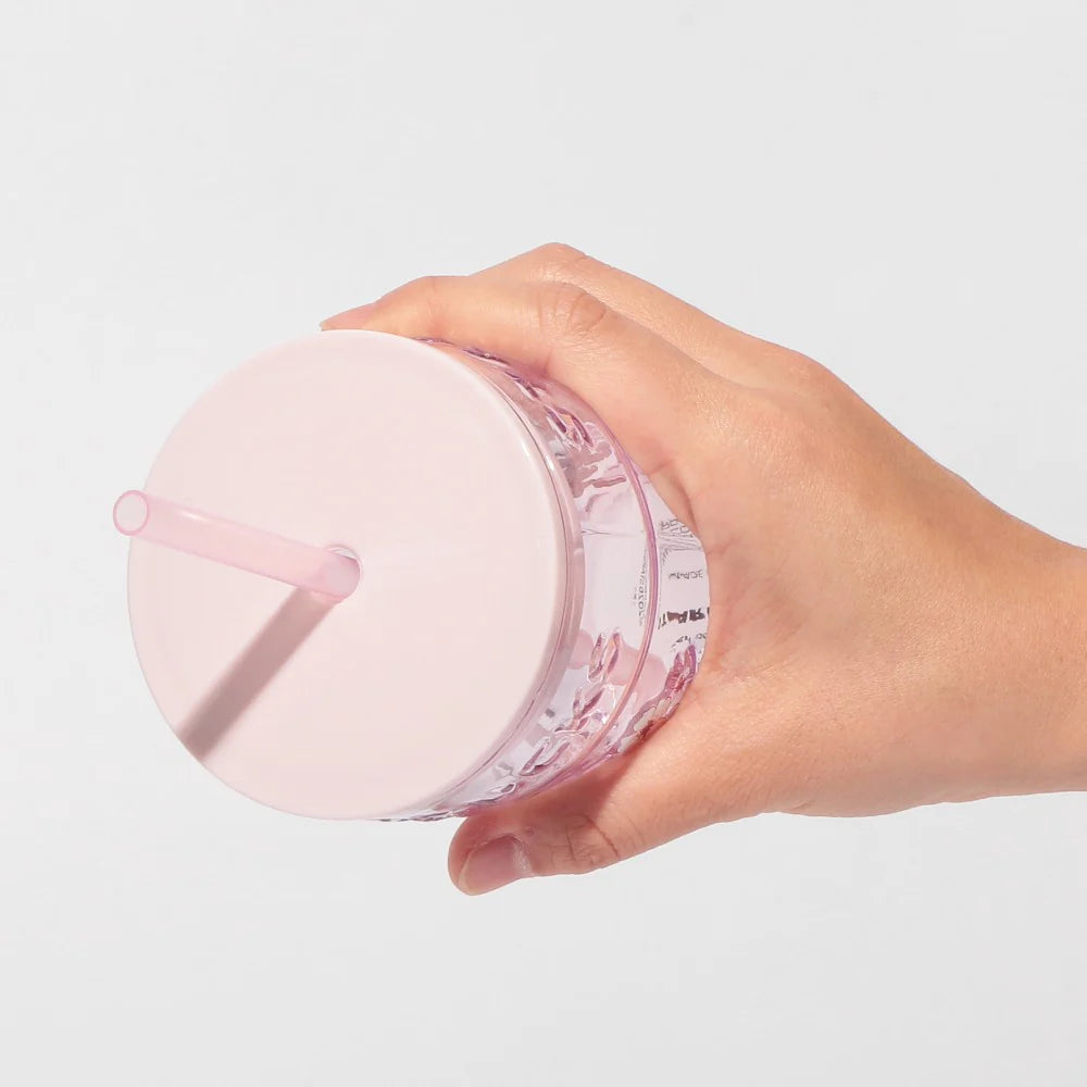 日本星巴克 2026樱花限定第一弹 樱花吸管玻璃杯 473ml