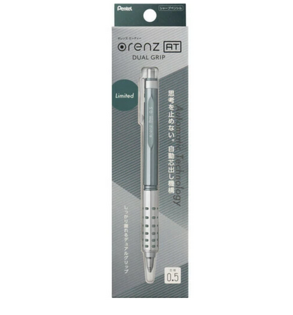 日本派通金属自动铅笔ORENZN AT双笔握低重心防断自动出芯0.5mm 限定色 绿色
