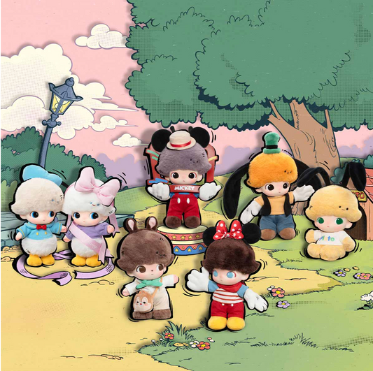 POPMART泡泡玛特DIMOO WORLD × 挂件搪胶毛绒钥匙扣盲盒