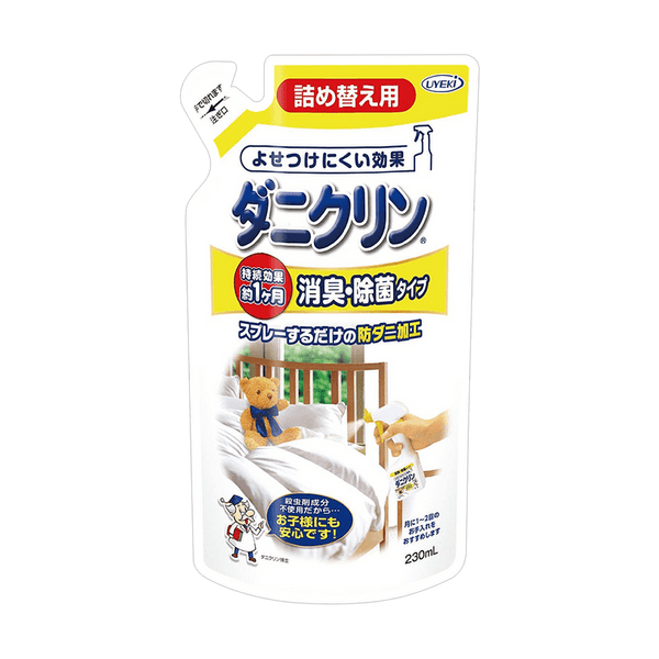 日本UYEKI除味除螨虫喷剂喷替换装230ml