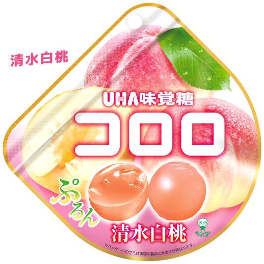 日本UHA悠哈 味觉糖 全天然果汁软糖 蜜桃味 48g
