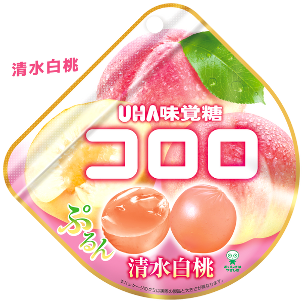 日本UHA悠哈 味觉糖 全天然果汁软糖 蜜桃味 48g