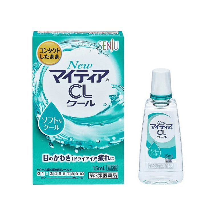 日本千寿隐形眼镜用修复角膜滴眼液 清凉 15ml