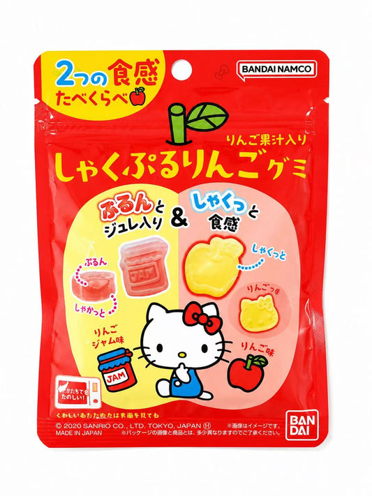 日本BANDAI万代 x HELLO KITTY 造型软糖 苹果味