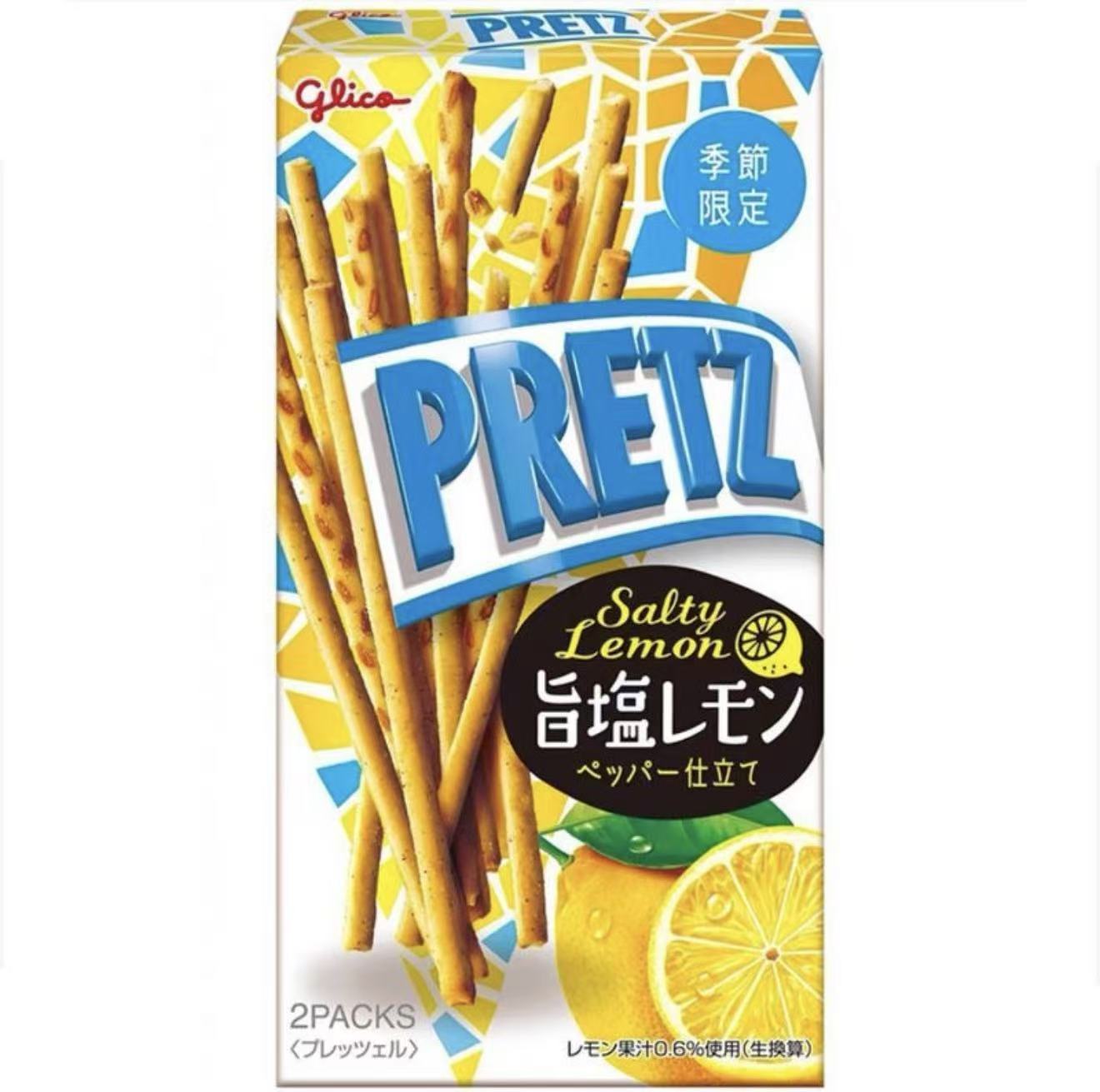 日本格力高PRETZ饼干 季节限定盐柠檬味