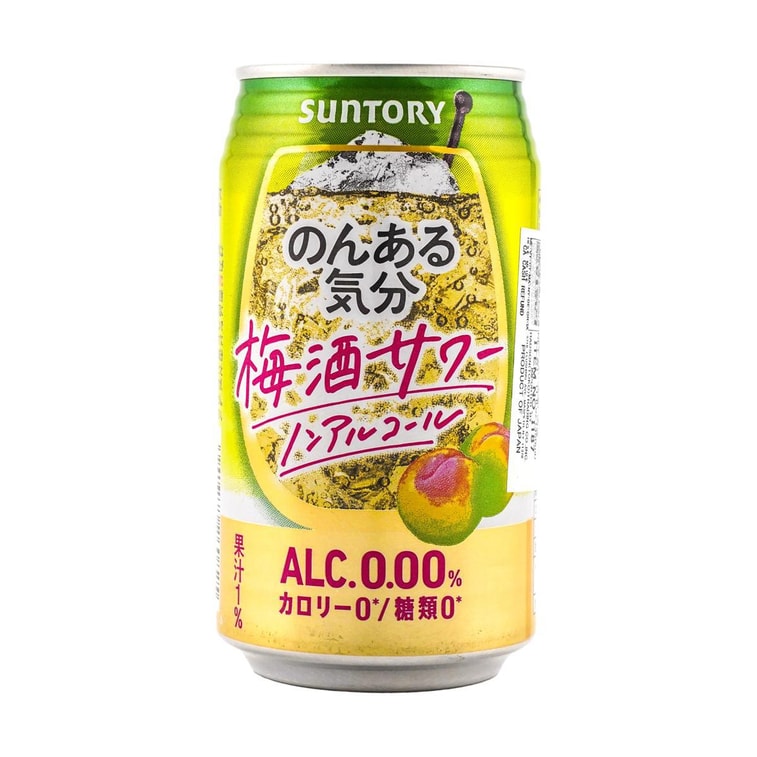 日本SUNTORY三得利 无酒精饮料 梅子酒 350ml