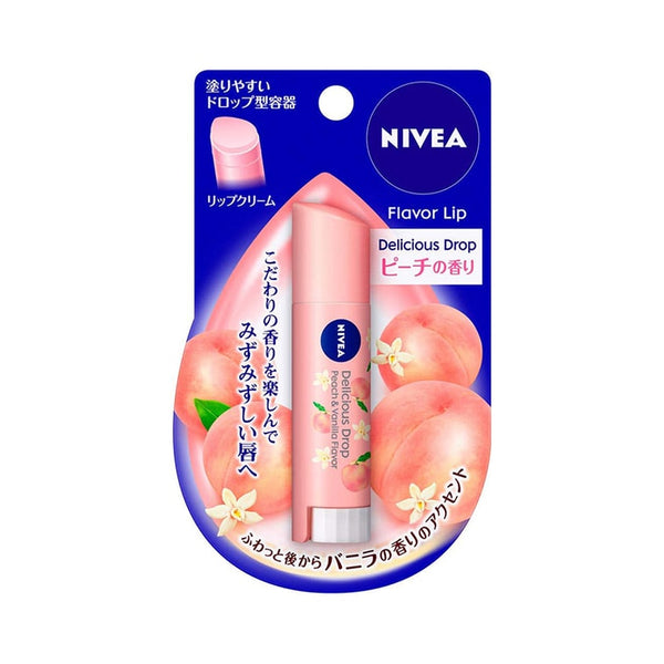 日本 NIVEA 妮维雅 滋润果香护唇膏水蜜桃味 3.5g