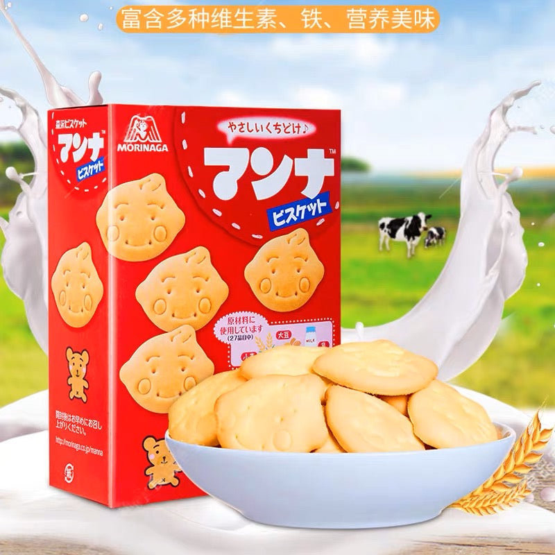 日本MORINAGA森永 儿童饼干 86g（43g×2袋）