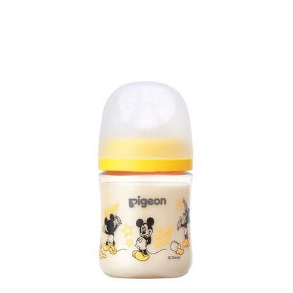 日本PIGEON贝亲 迪士尼限定米奇塑料母乳喂养瓶 160ml