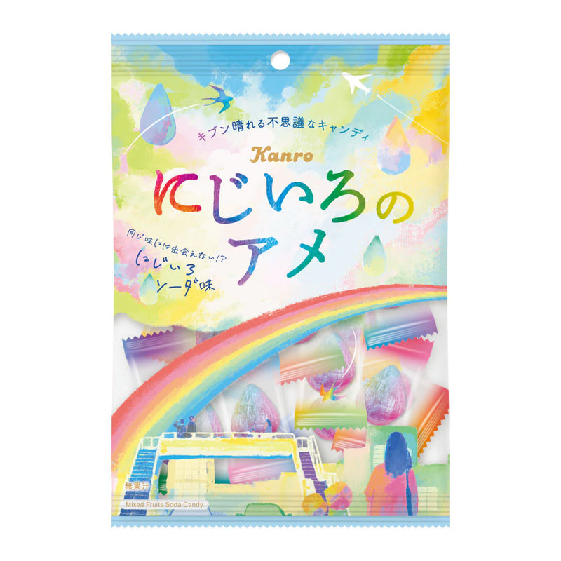 日本KANRO甘乐 童话好心情 七色彩虹雨滴糖 65g