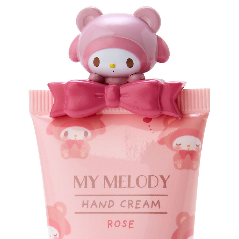 日本三丽鸥美乐蒂Japan Sanrio My Melody 卡通变装公仔 香氛保湿护手霜（玫瑰香） 30g