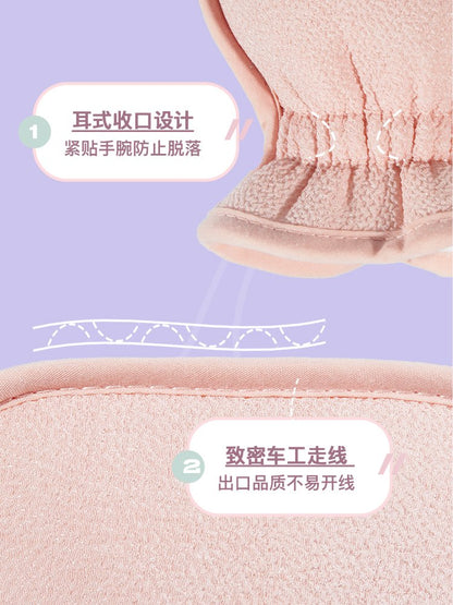 Allsmile搓澡巾神器女士专用洗澡巾家用强力搓泥粗砂搓灰手套双面