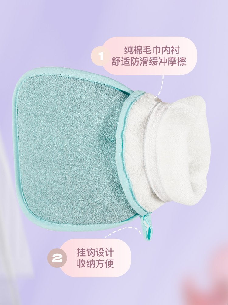 Allsmile搓澡巾神器女士专用洗澡巾家用强力搓泥粗砂搓灰手套双面