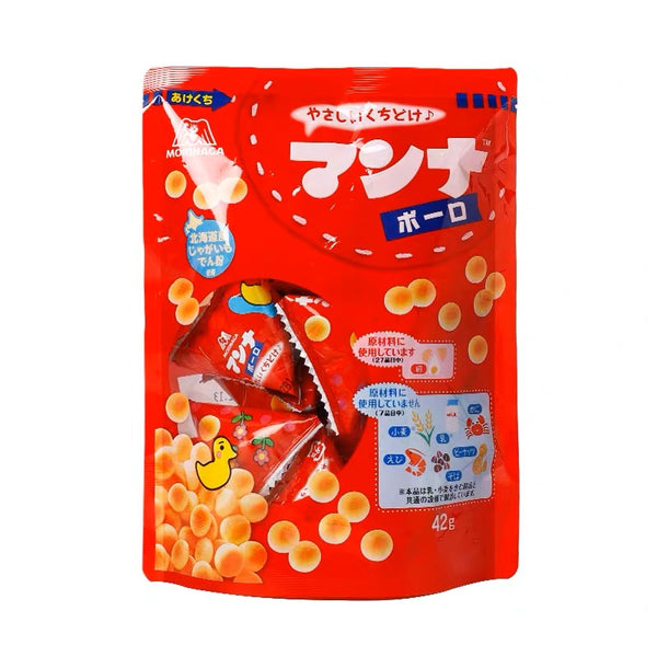 日本森永小馒头儿童奶豆零食42g